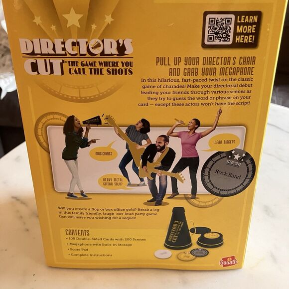 New - Goliath Director's Cut - The Game Where You Call the Shots - Ages 8+ - Picture 2 of 7